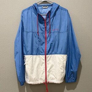 EUC Columbia Women's Flash Forward Windbreaker Jacket Size Large Color Block